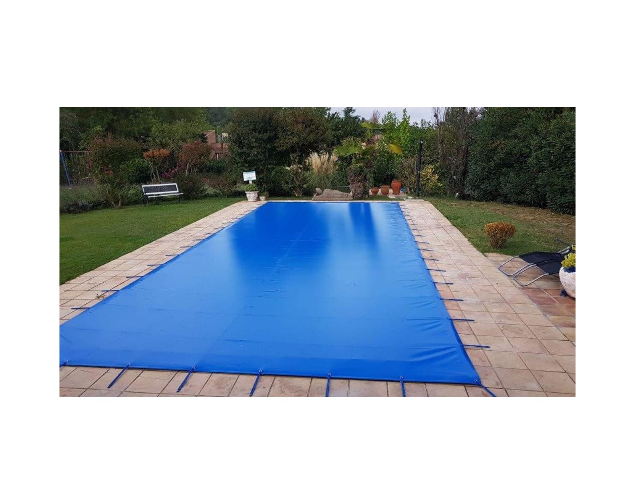 Lona para piscinas ECO 5 × 3 cobertor invierno