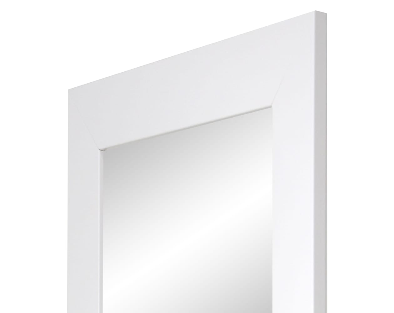 Espejo de Pared cuerpo entero- Modelo MDF8 color blanco de 55x150 cm