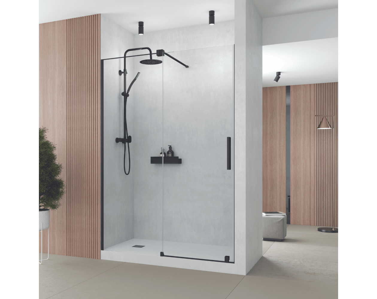 Perfiles y sistemas para baño - perfil para plato de ducha