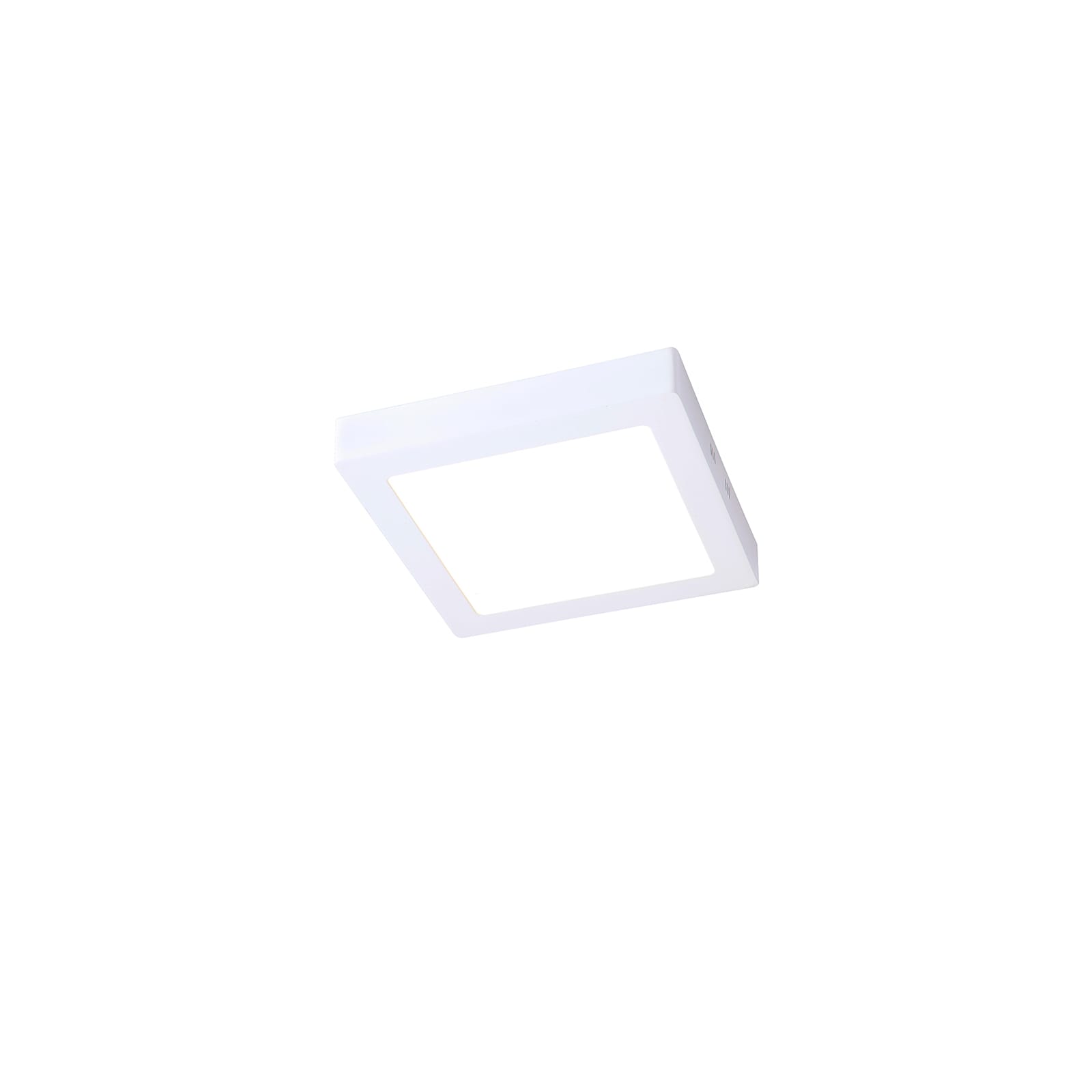 Pacote 10X Focos de teto LED 18W 5500K Quadrado Branco Brico Depôt