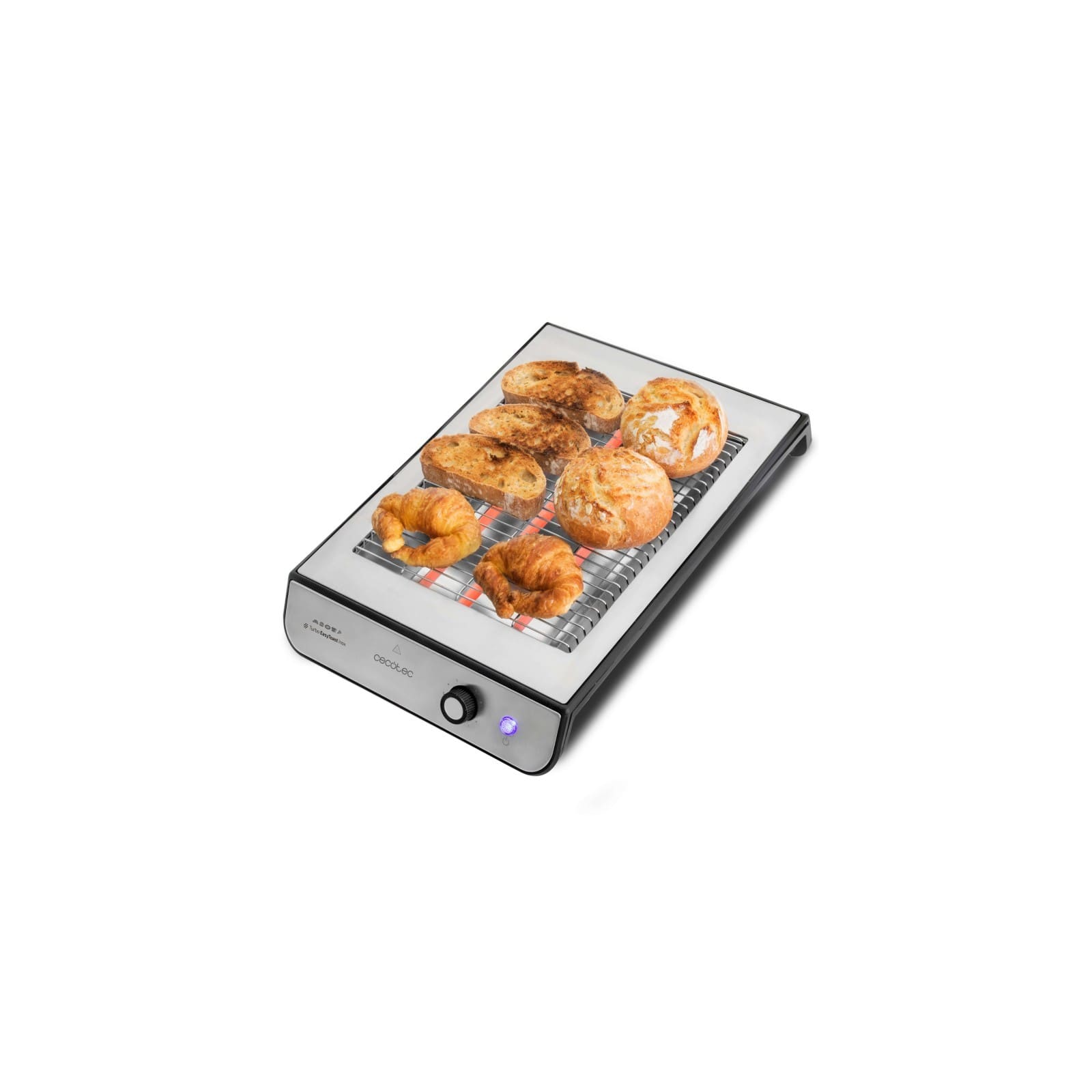 Tostador plano turbo easytoast inox cecotec Brico Dep t