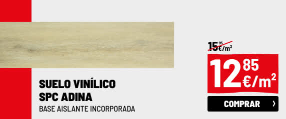 Suelo vinílico Click SPC Roble natural Adina