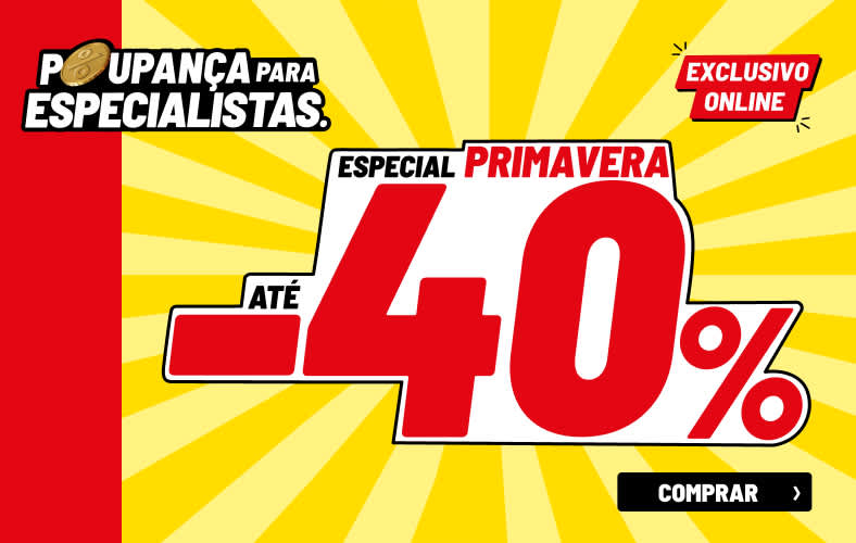 Promoções até −40%