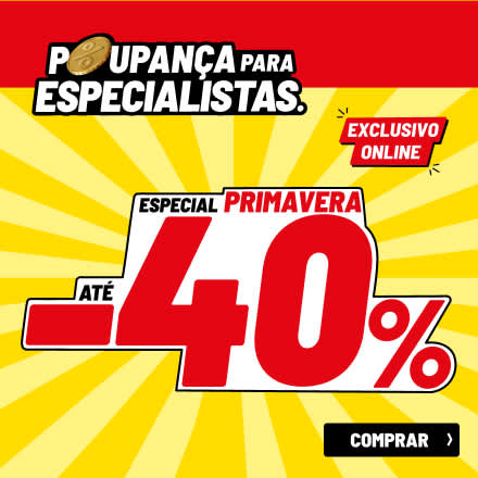 Promoções até −40%