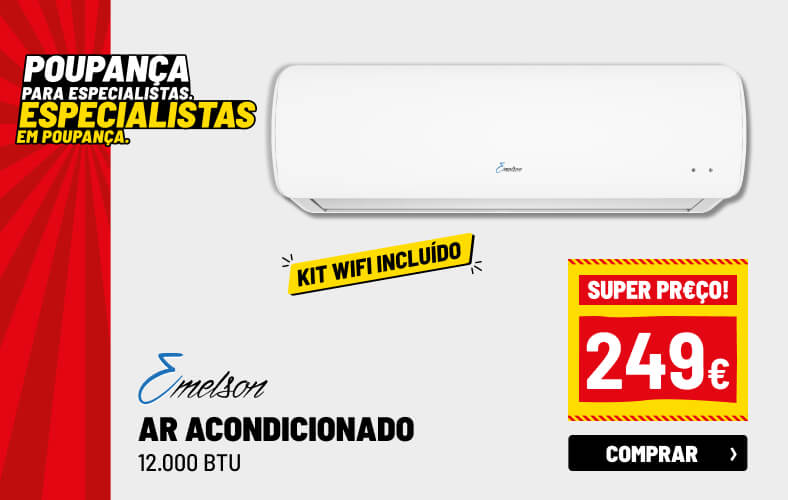 Ar condicionado Basic 3000 frg Emelson + módulo Wifi Gia