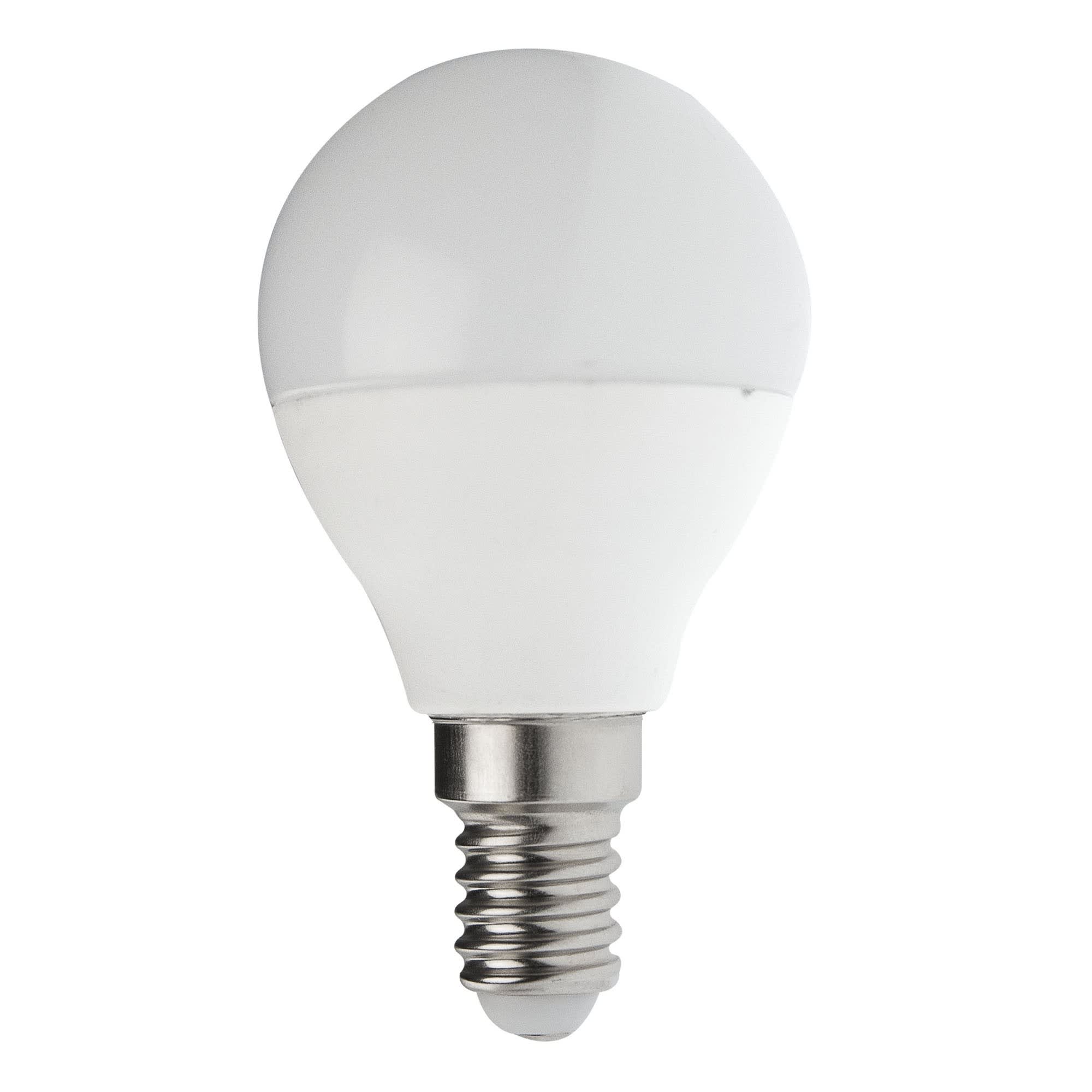 Lampadina LED a filamento, Sfera P45, 6W/806lm, base E14, 4000K