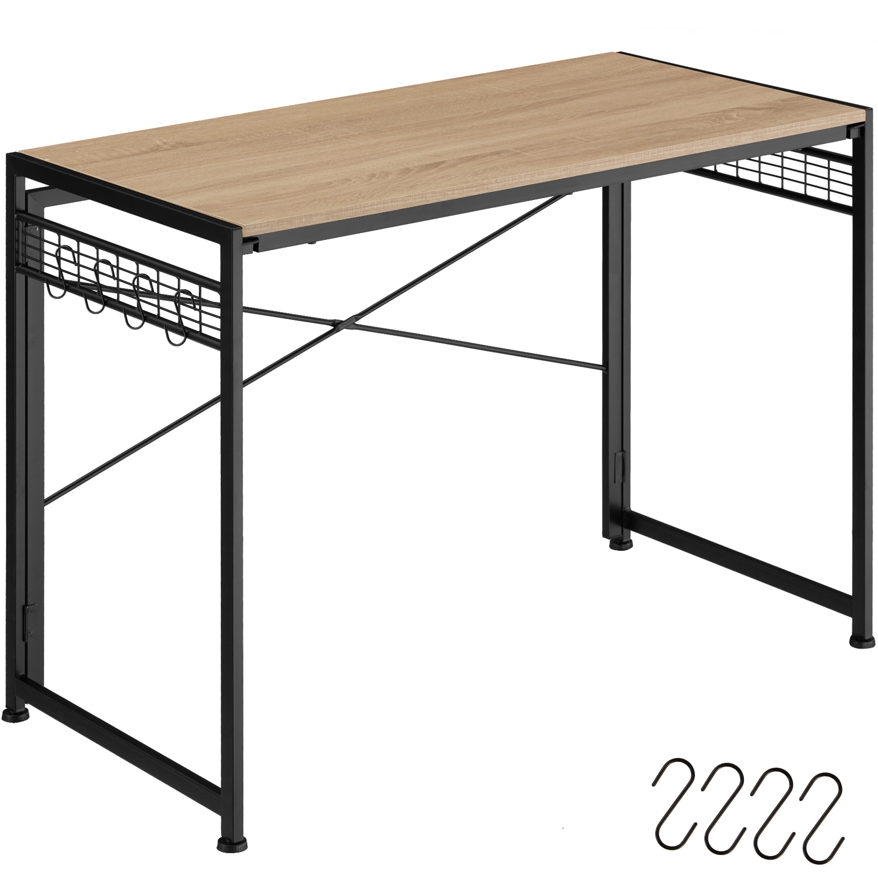Mesa plegable, mesa plegable para montaje en pared, escritorio de  computadora, construcción resistente estable, mesas de hojas colgantes para  espacios