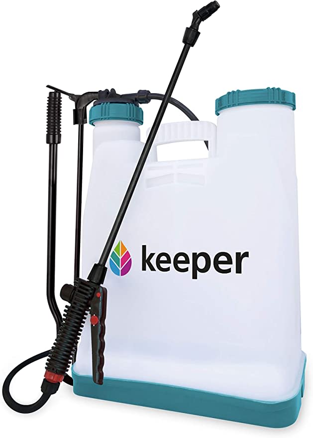 KEEPER Pulverizador Presion Mochila Garden 16. Campana Herbicida. Brico Depot