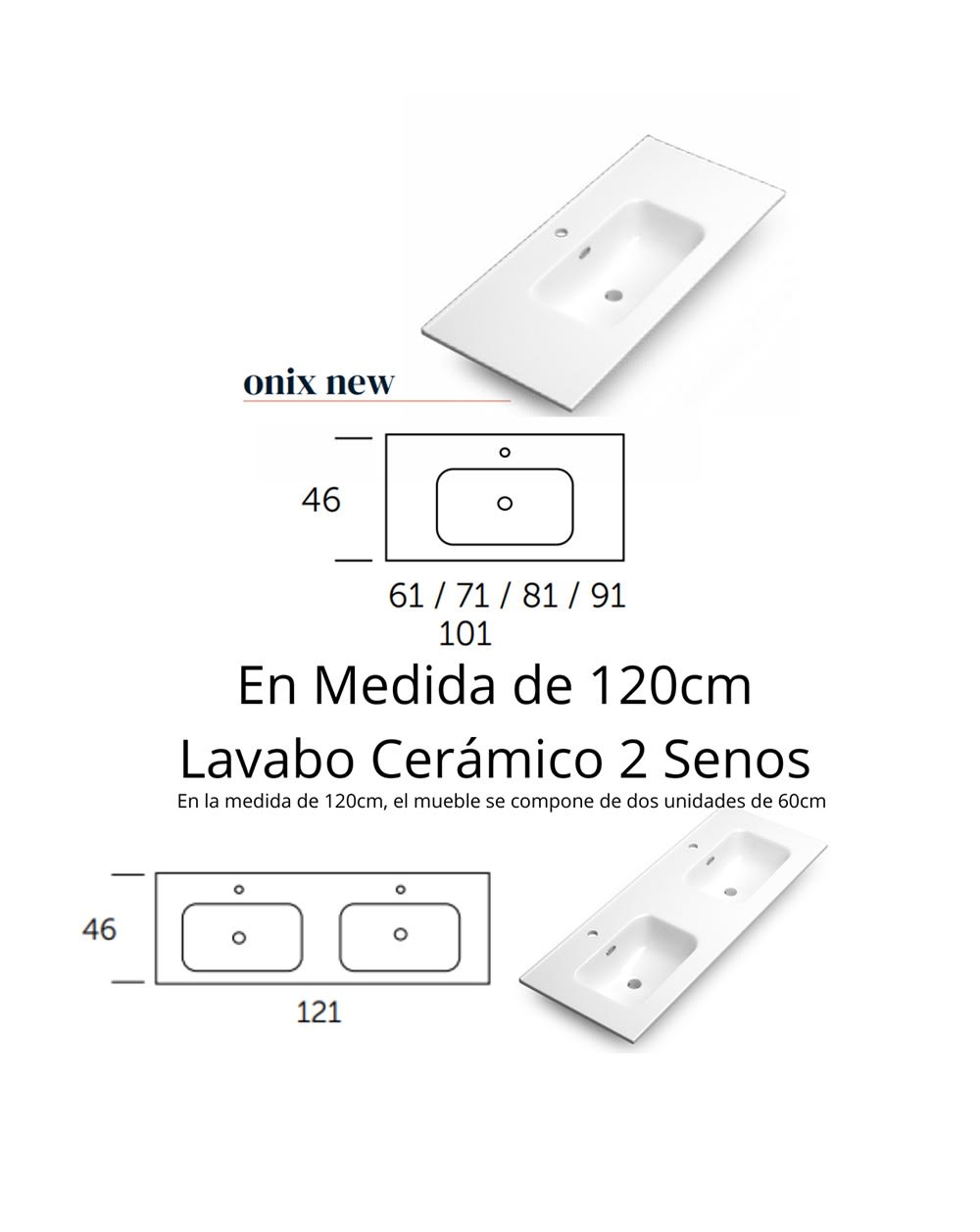 Conjunto de mueble de baño Patri (70 cm, Nature, 3 pzs.)