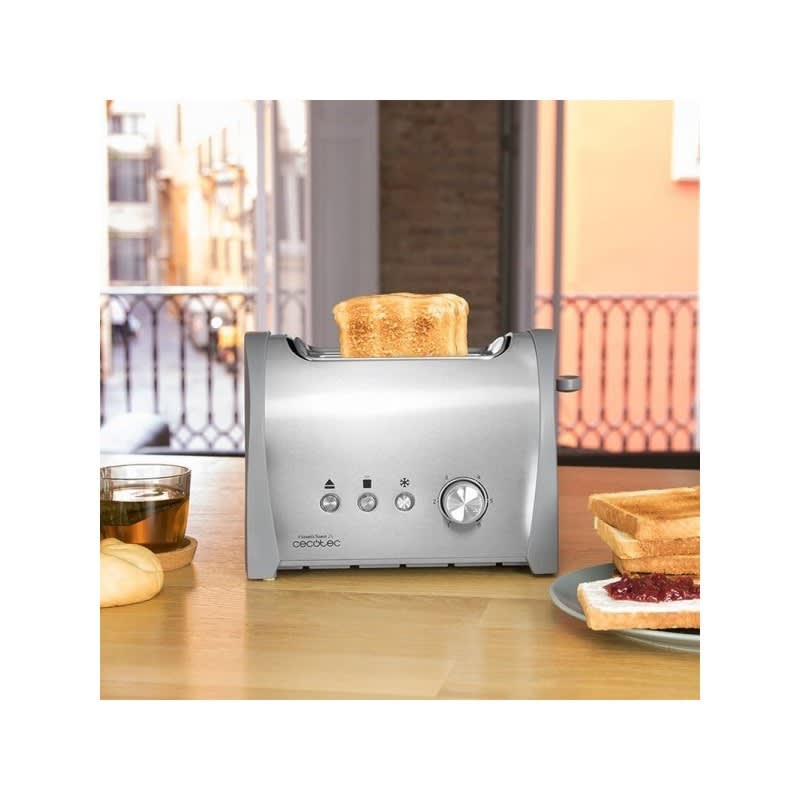 Tostador Cecotec Steel&Toast 2S (03035) - Electrodomésticos Feijóo