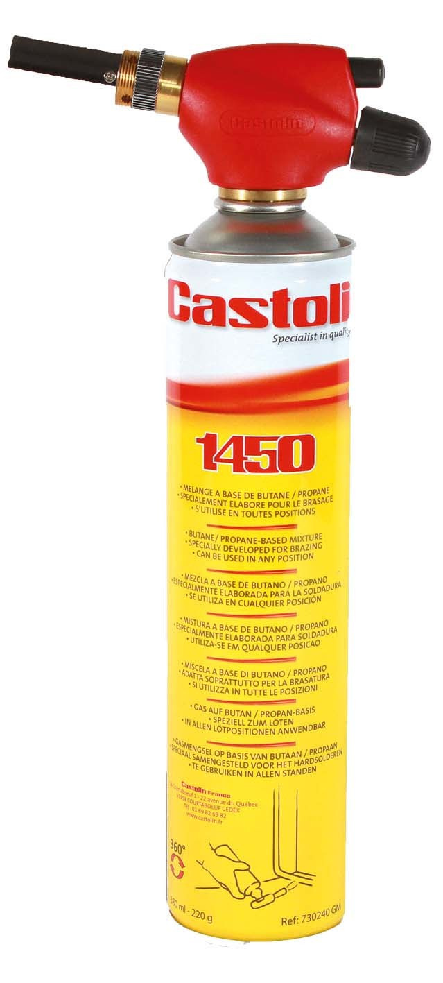 Kit soplete con cartucho gas Castolín