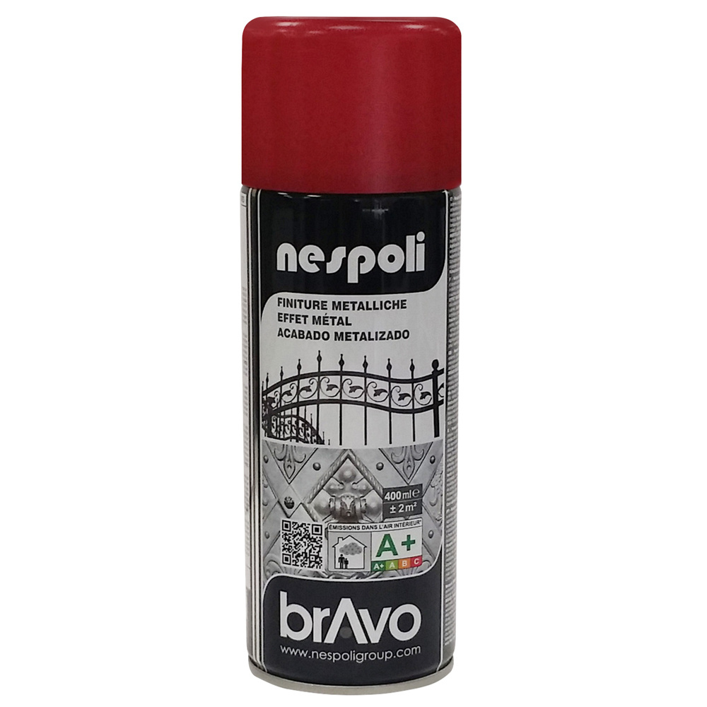 Spray efeito metalizado vermelho 400 ml