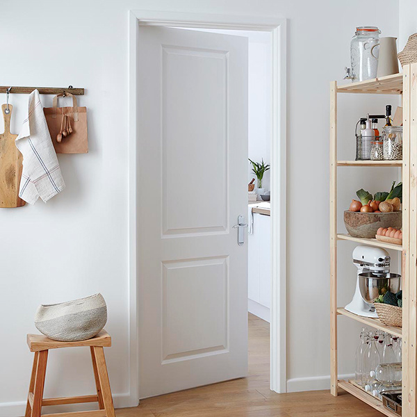 Puerta camargue lacada blanca izquierda 203 x 72,5 cm