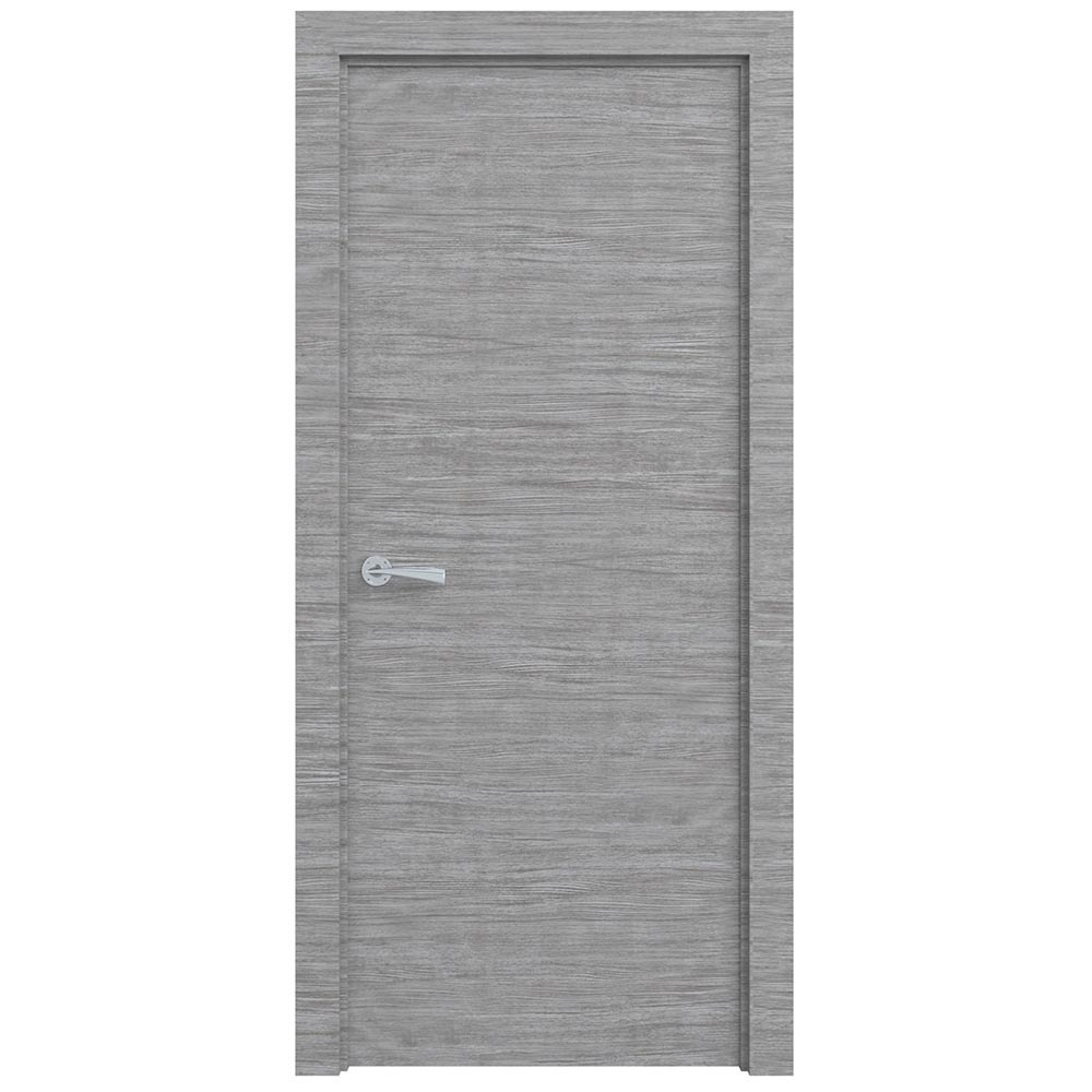 Puerta exmoor melamina gris derecha 203 x 72,5 cm