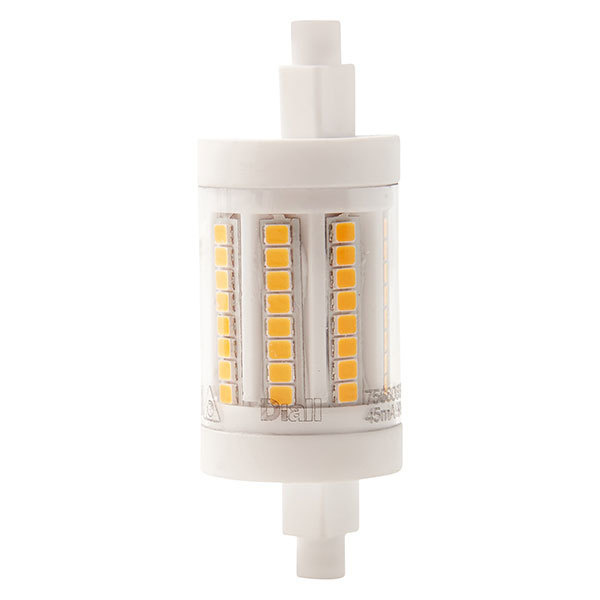 Lâmpada LED Diall Linear transparente R7S 9 W luz Amarela