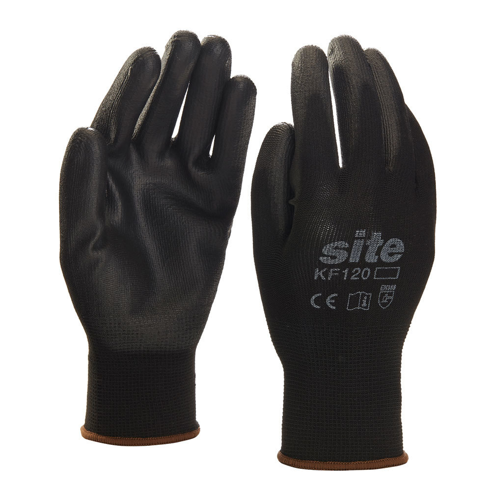Guantes poliuretano site talla l