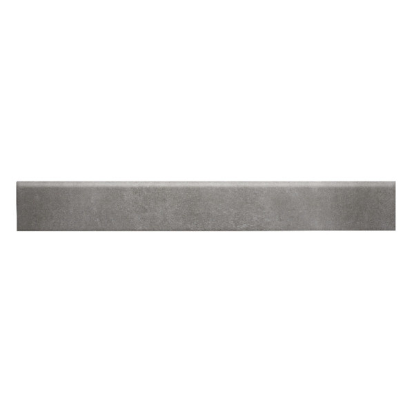Rodapé smooth cinzento escuro 8x60 cm