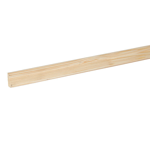 Moldura de pinho natural 240 x 2,9 x 1,5 cm