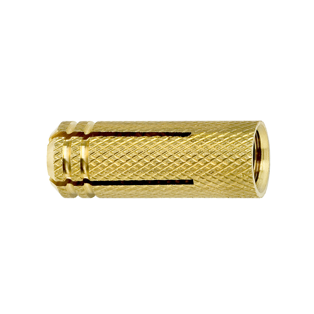 Pack 4 tacos latón m6 x 23 mm