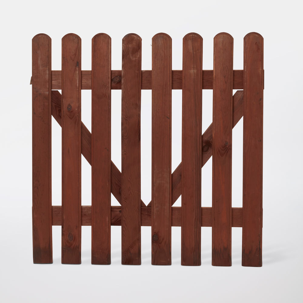 Portão de madeira luiro 100 x 100 cm