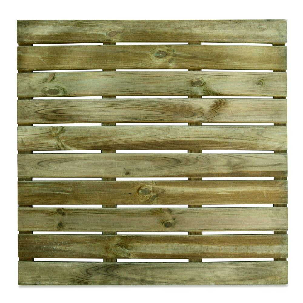 Estrado de de madeira 100 x 100 cm 30 mm madeira verde