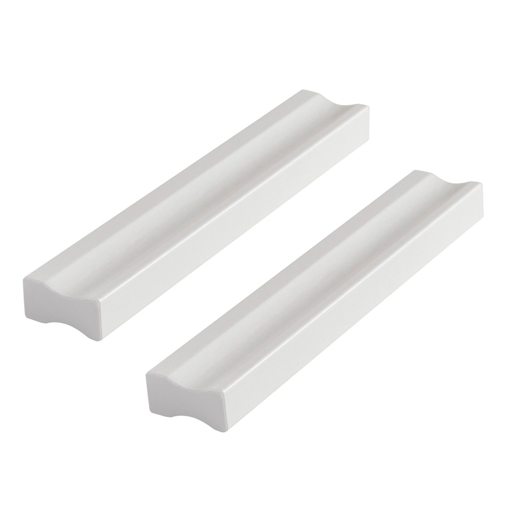 Pack 2 tiradores 140 mm blanco darwin