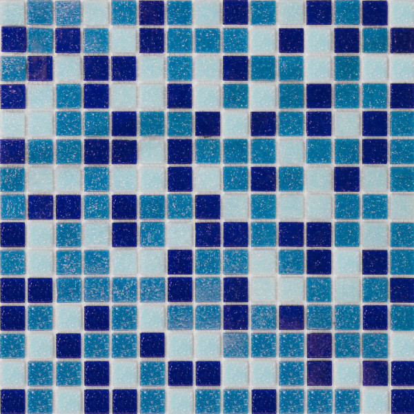 Gresite piscina mix azul 32,7 x 32,7 cm
