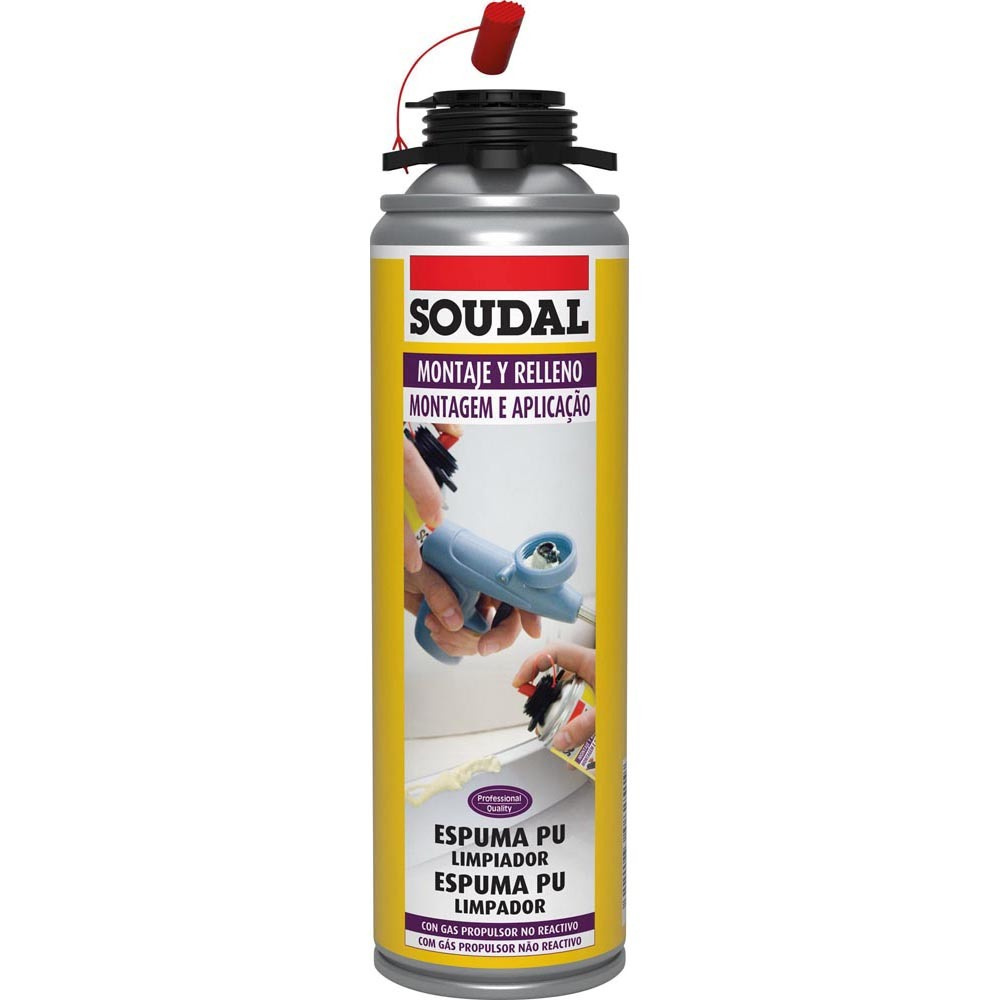 Limpiador de espuma poliuretano soudal 500 ml