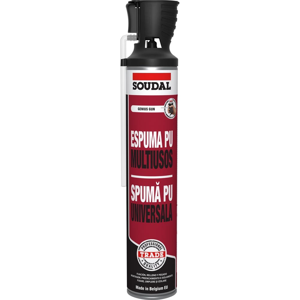 ESPUMA POLIURETANO MULTI-USOS GENIUS SOUDAL 500 ml