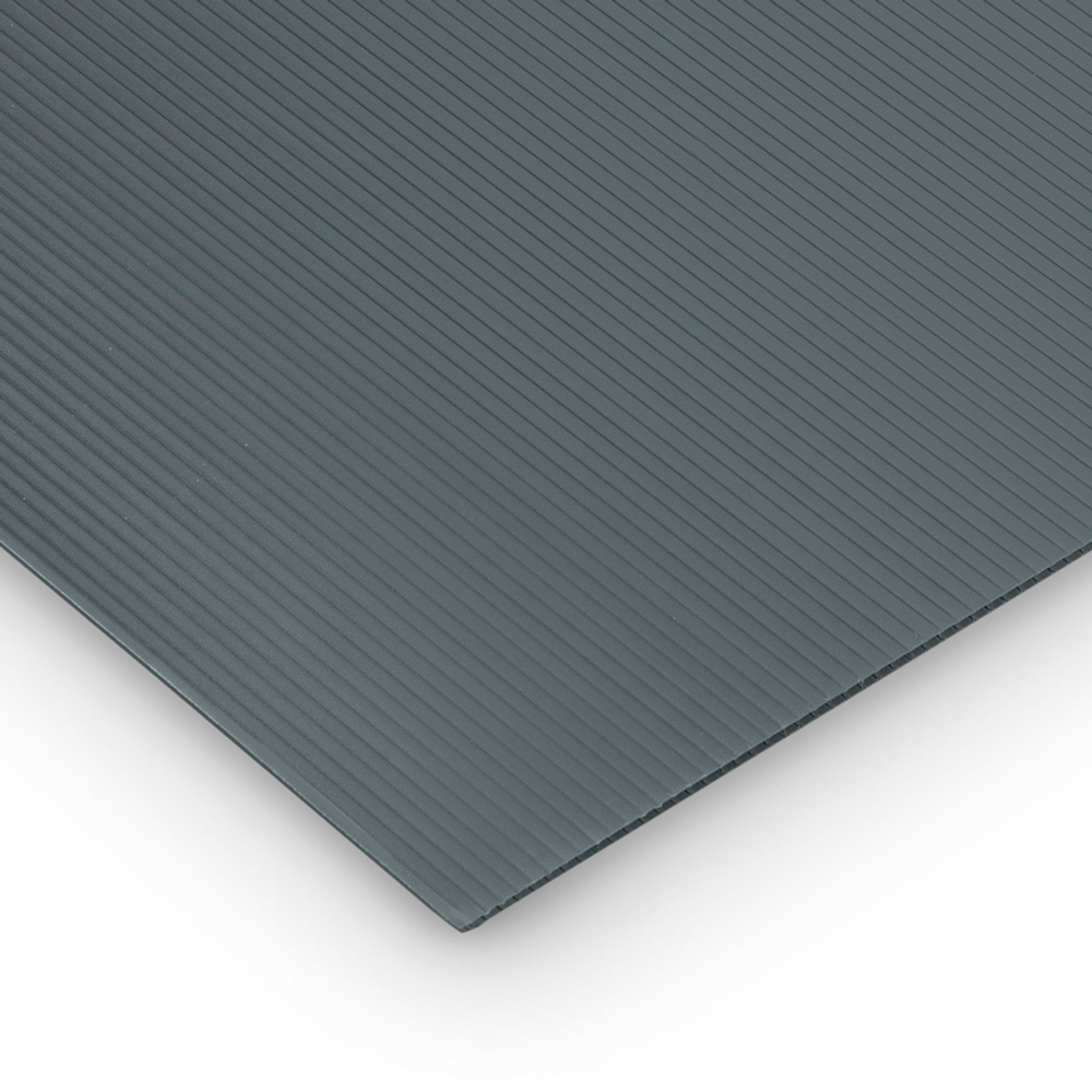 Placa poliestireno alveolar  prata 2,5mm 500x1000