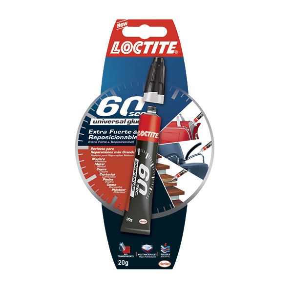 Adhesivo multiuso 60 seg loctite 20 g