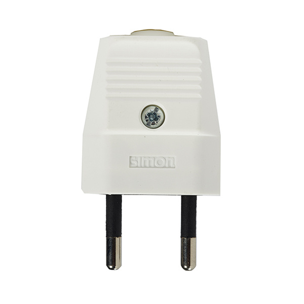 FICHA 10A 250V BRANCA SIMON