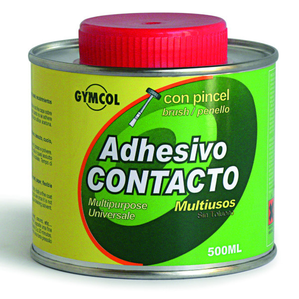 Adhesivo contacto universal pincel 500 ml gymcol