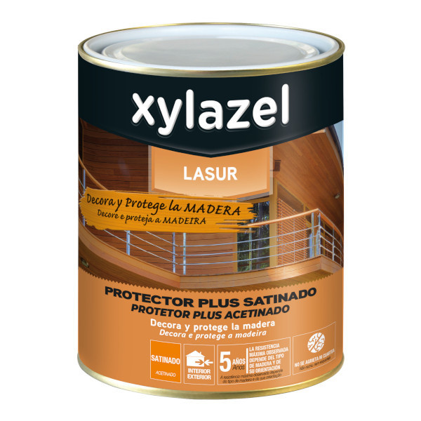 Lasur sintético acetinado teca xylazel 750 ml
