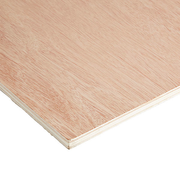 Placa de contraplacado natural 120 x 60 x 1 cm