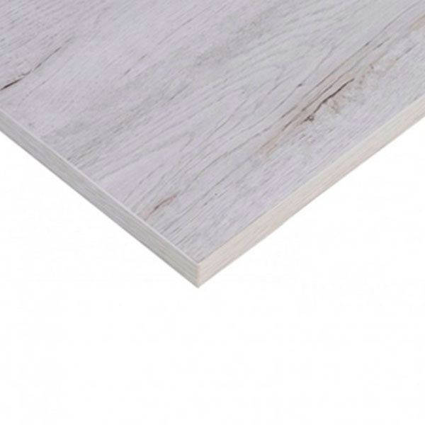 Tablero de melamina roble gris 4 cantos 80 x 39,5 x 1,6 cm