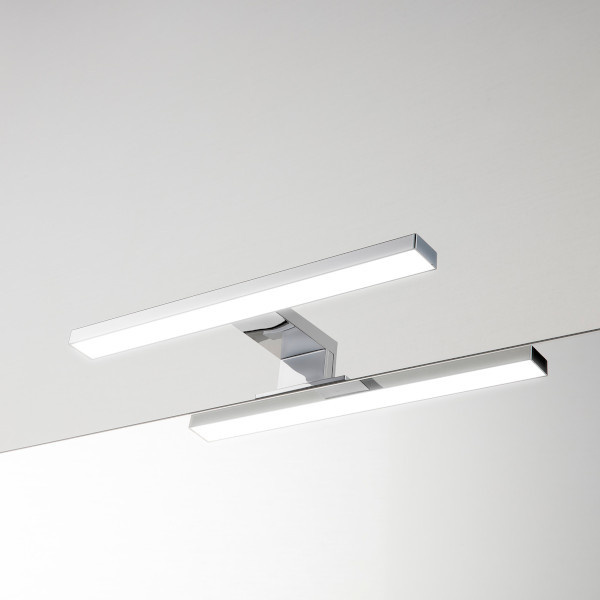 Aplique de baño cromado yuma 30cm