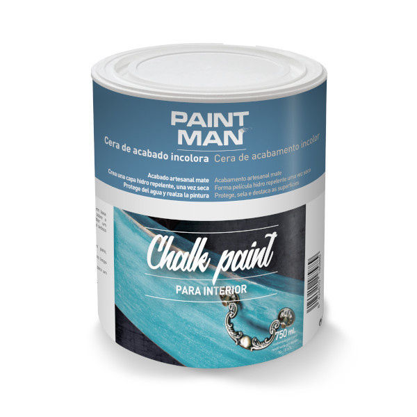 Cera para acabamento de móveis chalk paint incolor 750 ml