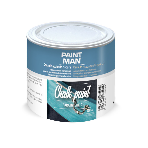 Cera para acabamento de móveis chalk paint escuro 250 ml