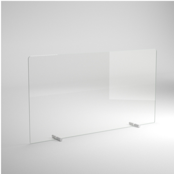 Mampara anticontagio glass 120 x 80 cm