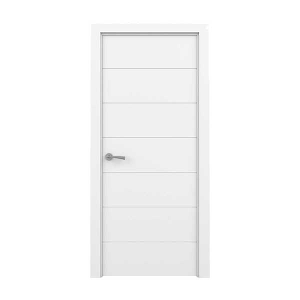 Puerta boracay lacada blanca derecha 203 x 72,5 cm