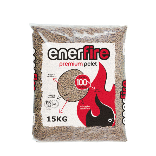 Saco pellet A1+ Enerfire 15 Kg