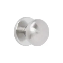 Pomo para puerta liso inoxidable ø 75 mm