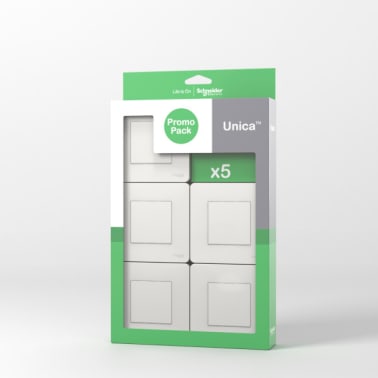 Schneider Electric New Unica Enchufe con conmutador (Blanco polar, Sin Toma  Tierra, Plástico, Montaje en la pared)