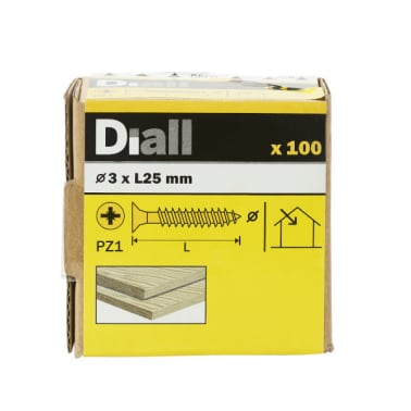 Tornillo Pozi 3.5x25 Mm Caja 1000