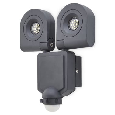 Proyector led "dryden" negro 2 x 10w