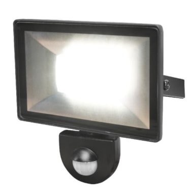 Proyector led 20w negro con sensor