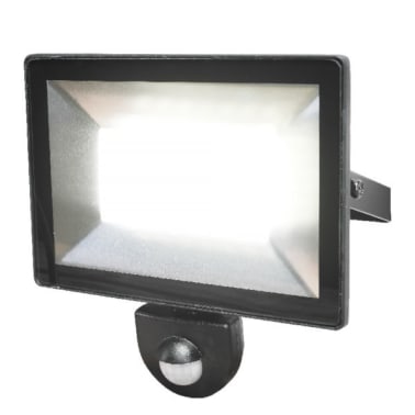 Proyector led 30w negro con sensor