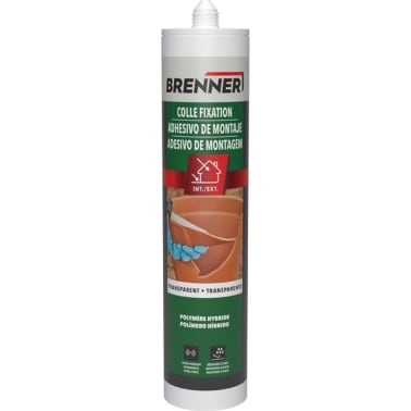 Selante de polímero transparente 290 ml Brenner