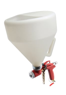 Pistola de pintura plástica e texturada